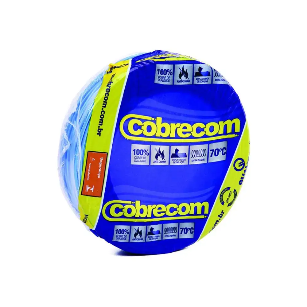 Cabo Flexivel 10mm 750v Az Cobrecom