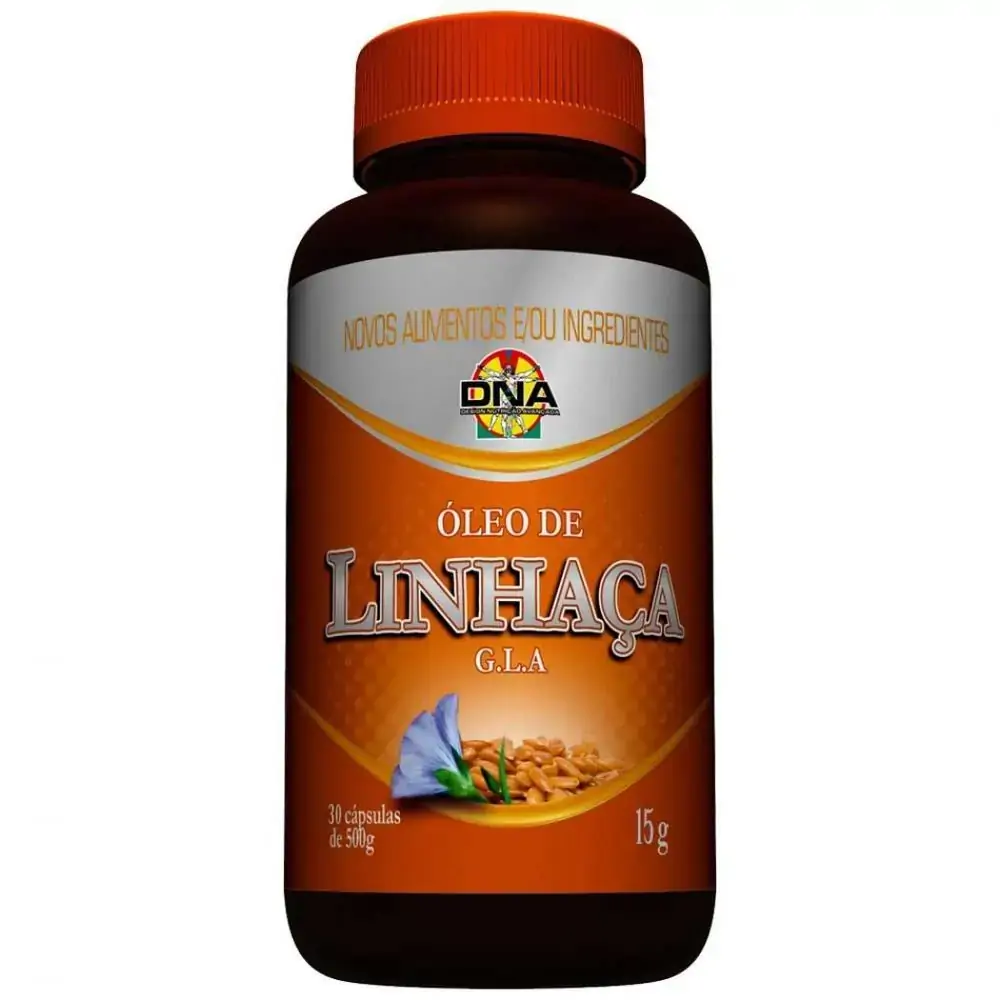 Oleo Linhaça 30caps 500mg Dna