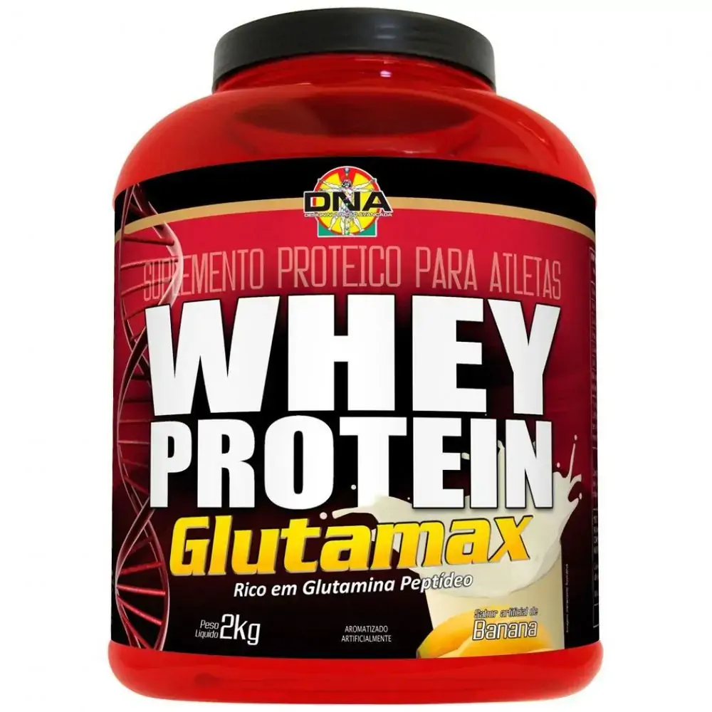 Whey Protein Glutamax Mor Pt 2000g Dna