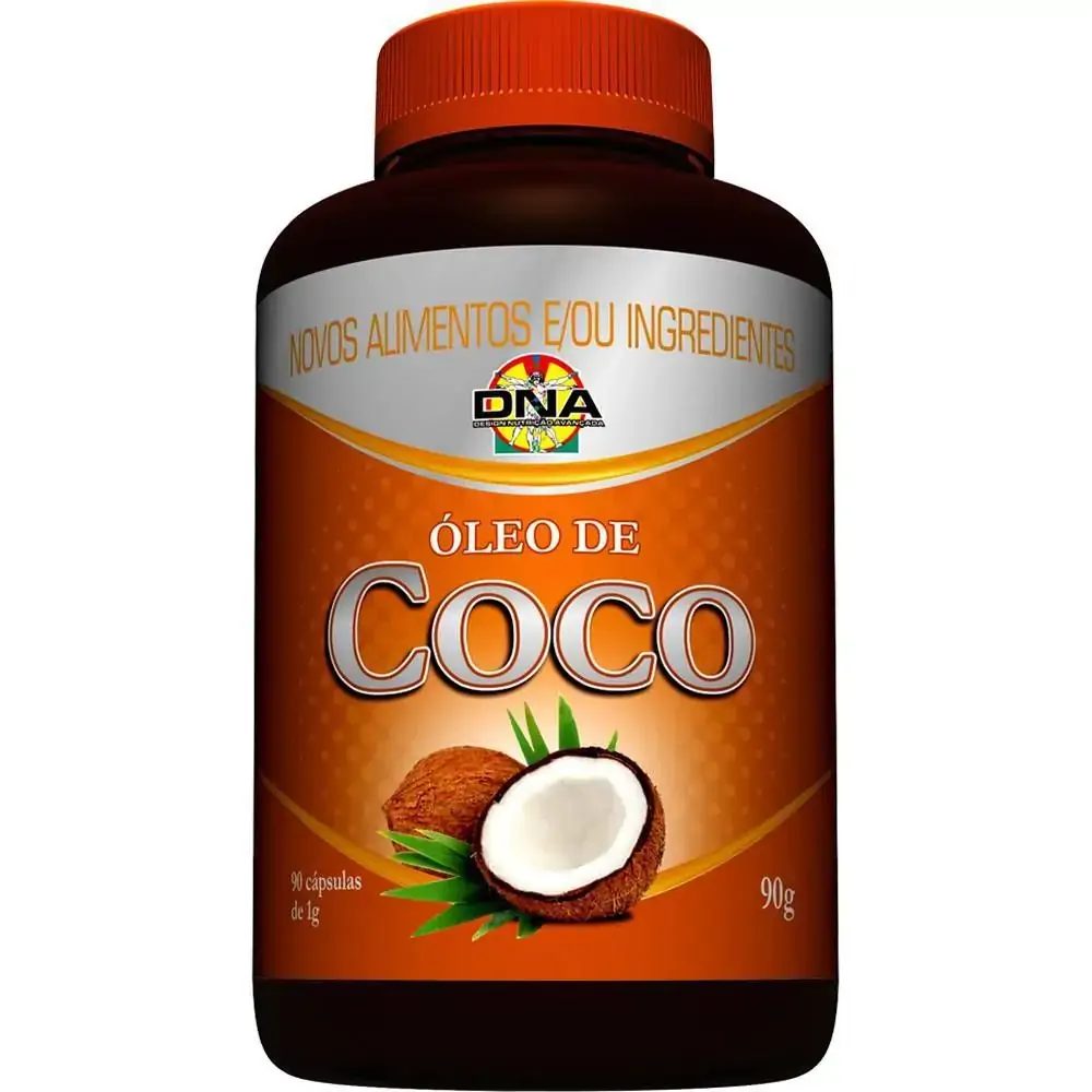 óleo De Coco Com 90 Cápsulas Dna