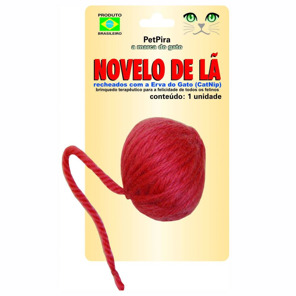 Brinquedo Petpira Para Gatos Novelo De Lã