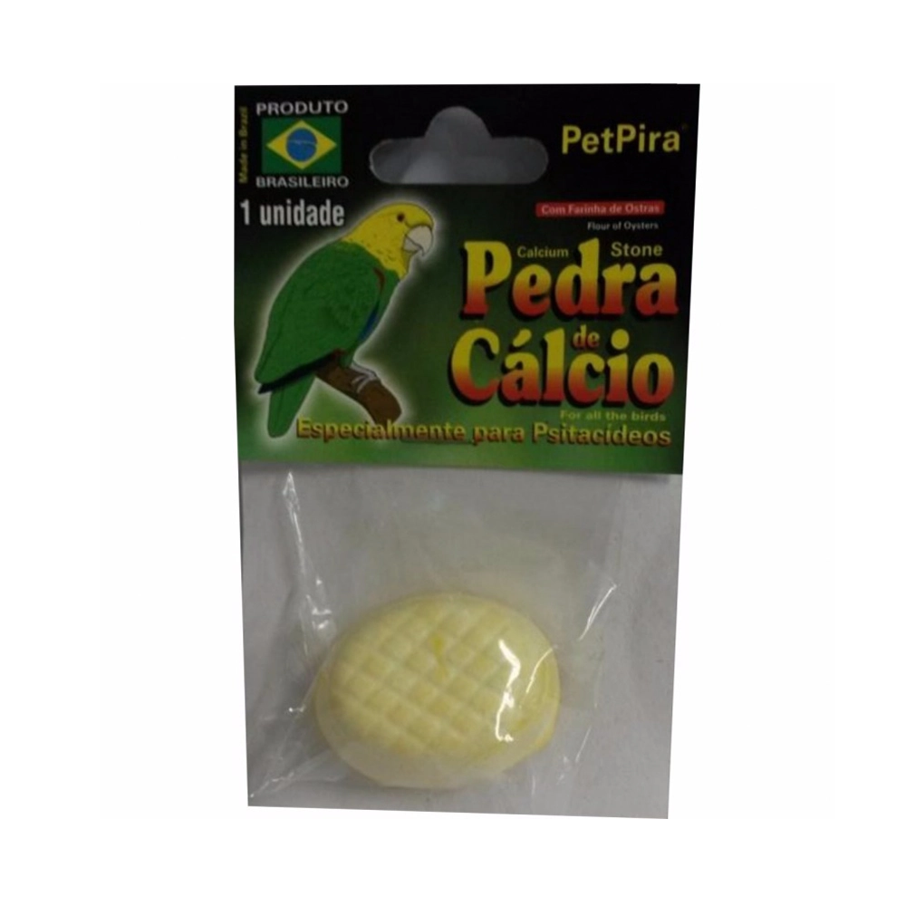Pedra Cálcio Psitacídeos PetPira Morango