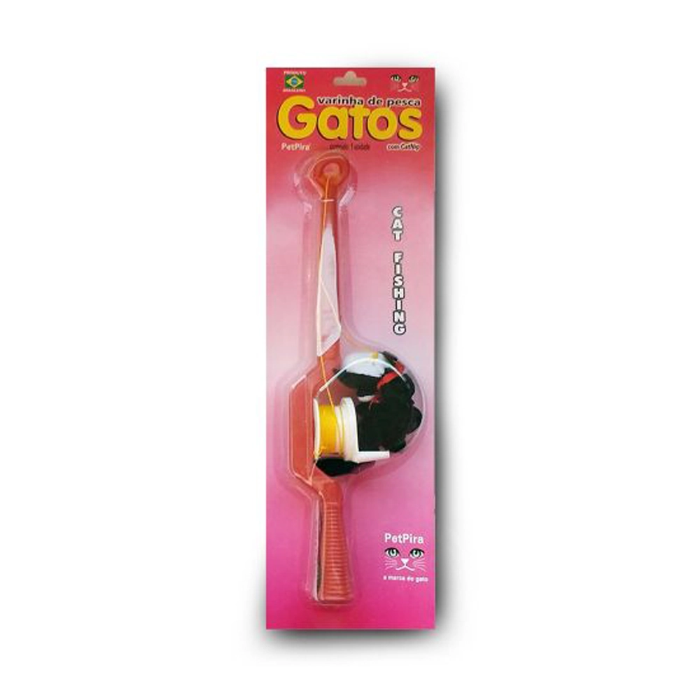 Varinha Pesca Para Gatos Petpira 1un