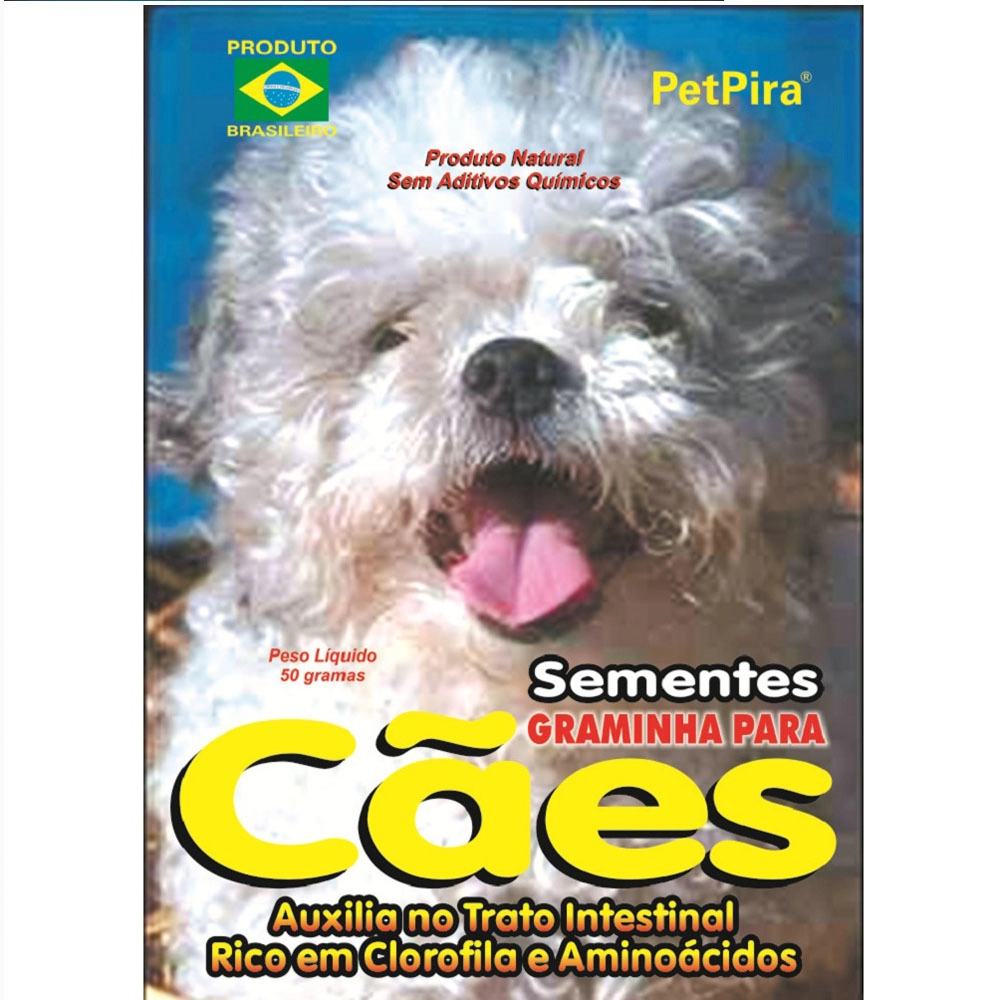 Semente De Grama Petpira Para Cães