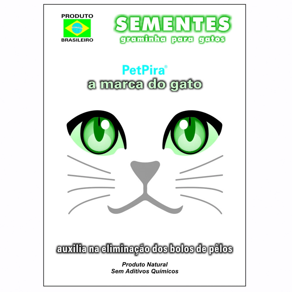 Sementes de Graminha para Gatos Petpira 50g