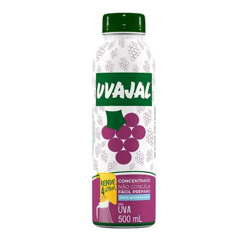 Suco Jal Uvajal Concentrado Uva 500ml