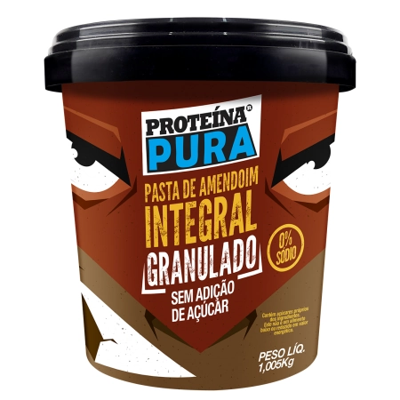 Pasta De Amendoim Integral Granulado 1,005kg