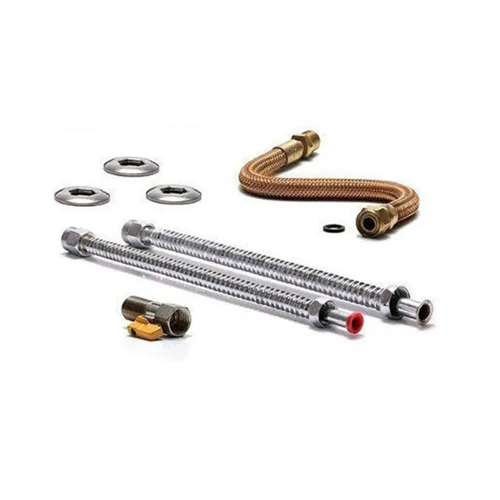 Kit Ligação Para Aquecedores A Gás Distak 40cm E Rosca 3/4" 0071246750