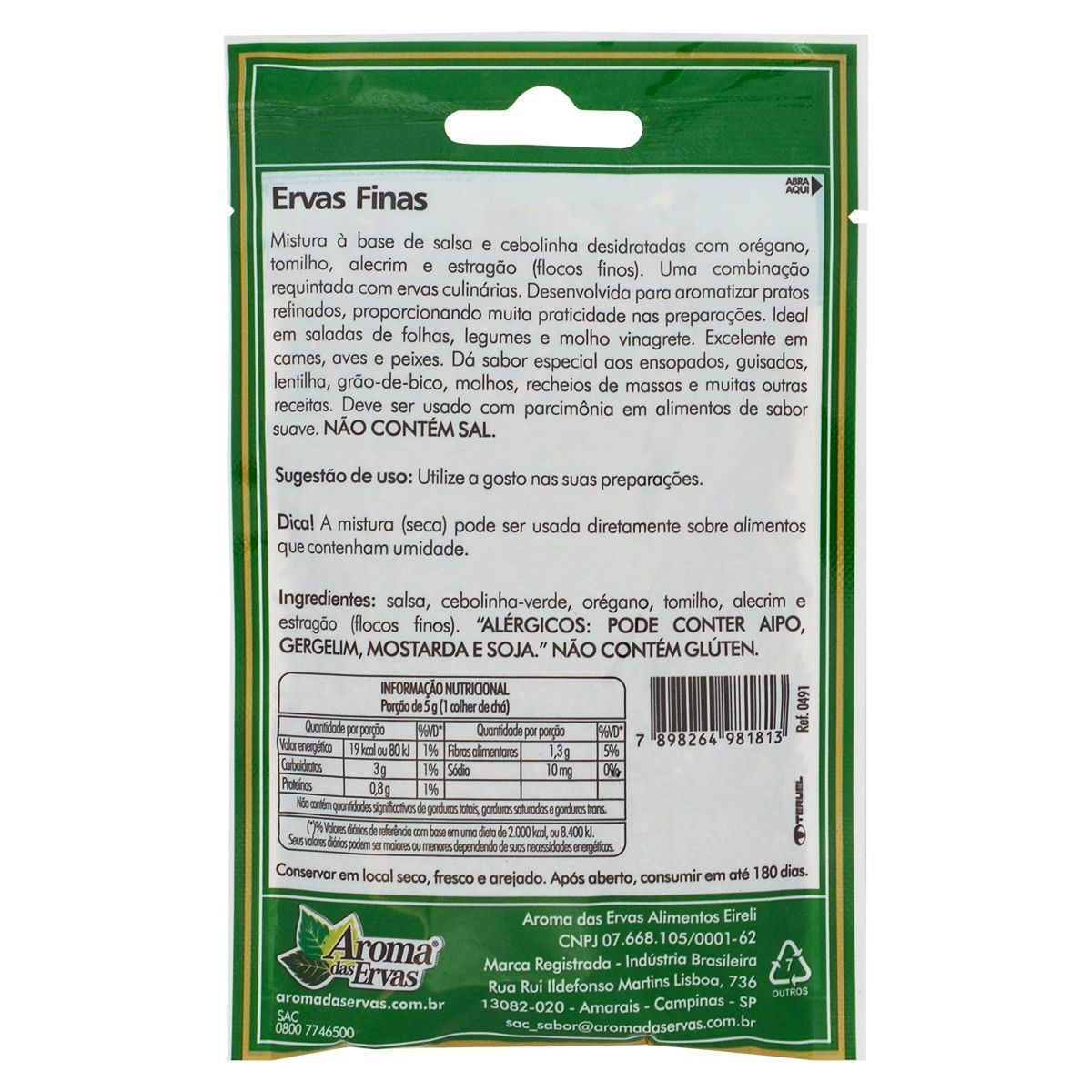 Mix Aroma Ervas Ervas Finas