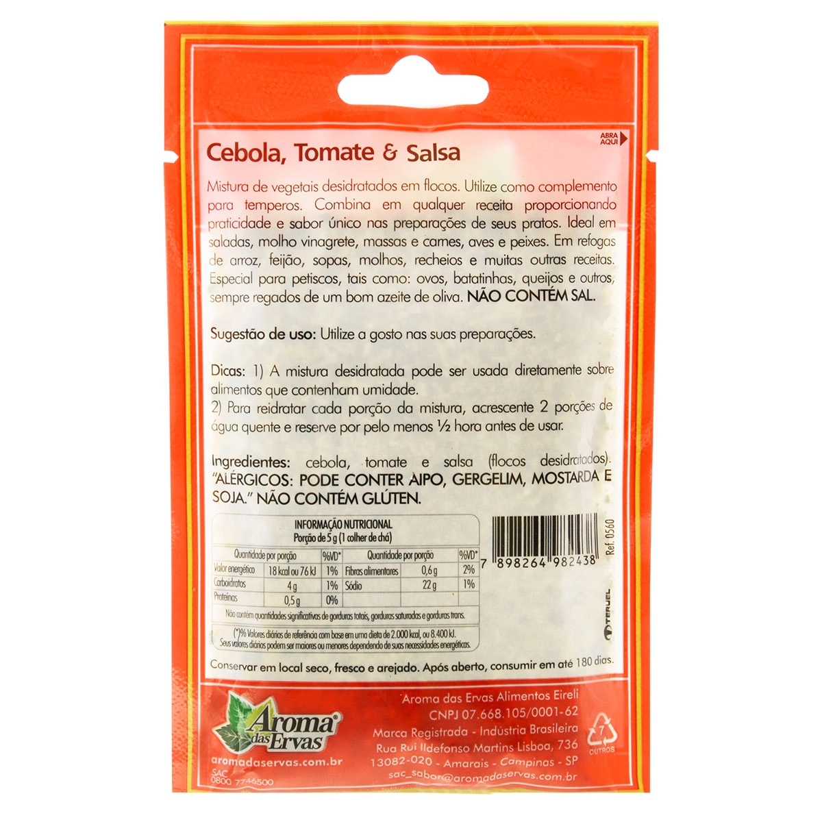 Mix Aroma Ervas Salsa, Cebola E Tomate