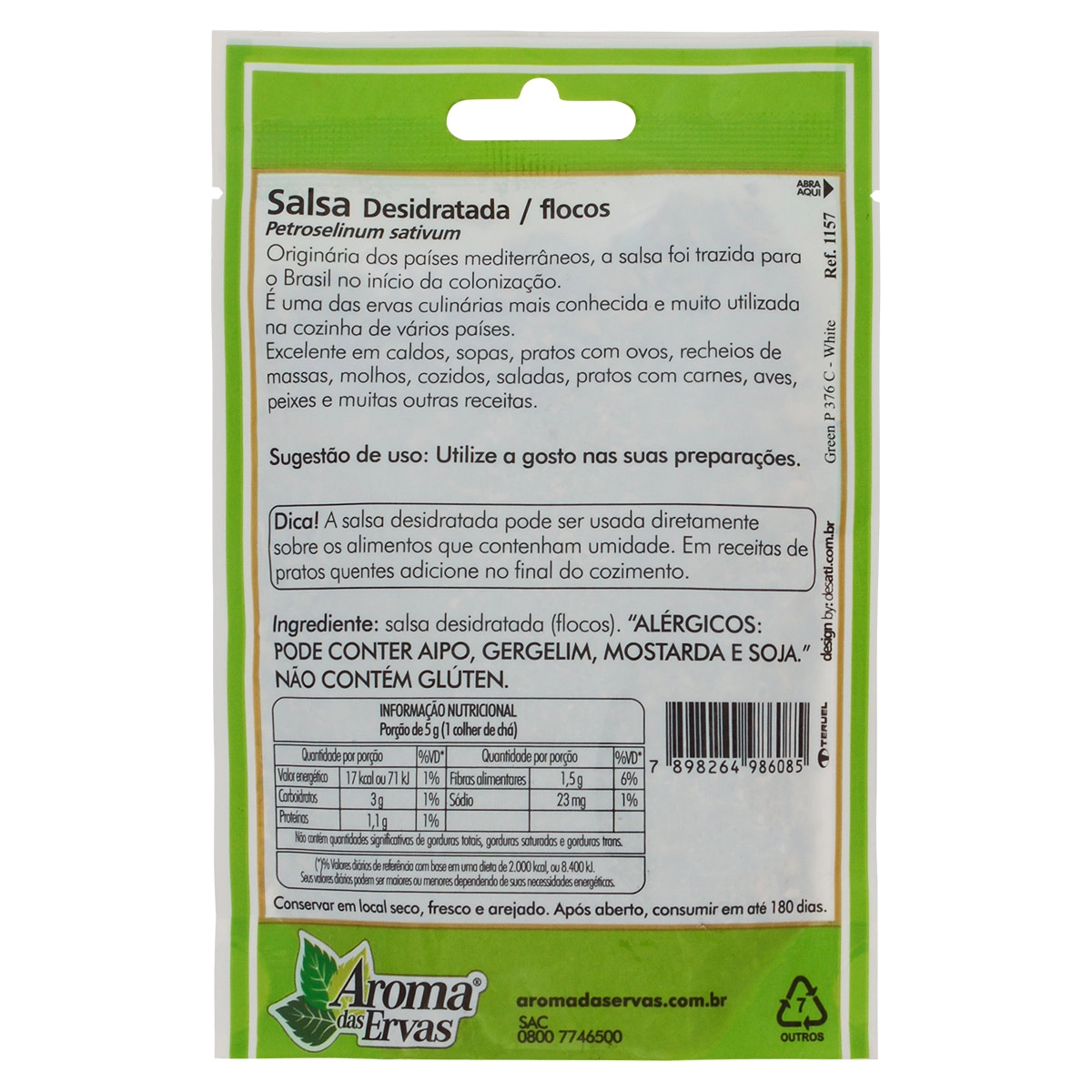 Salsa Flocos Aroma Das Ervas