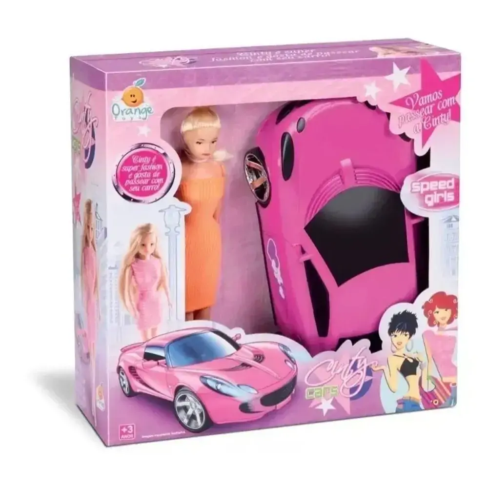 Carro E Boneca Cinty Ref.0432