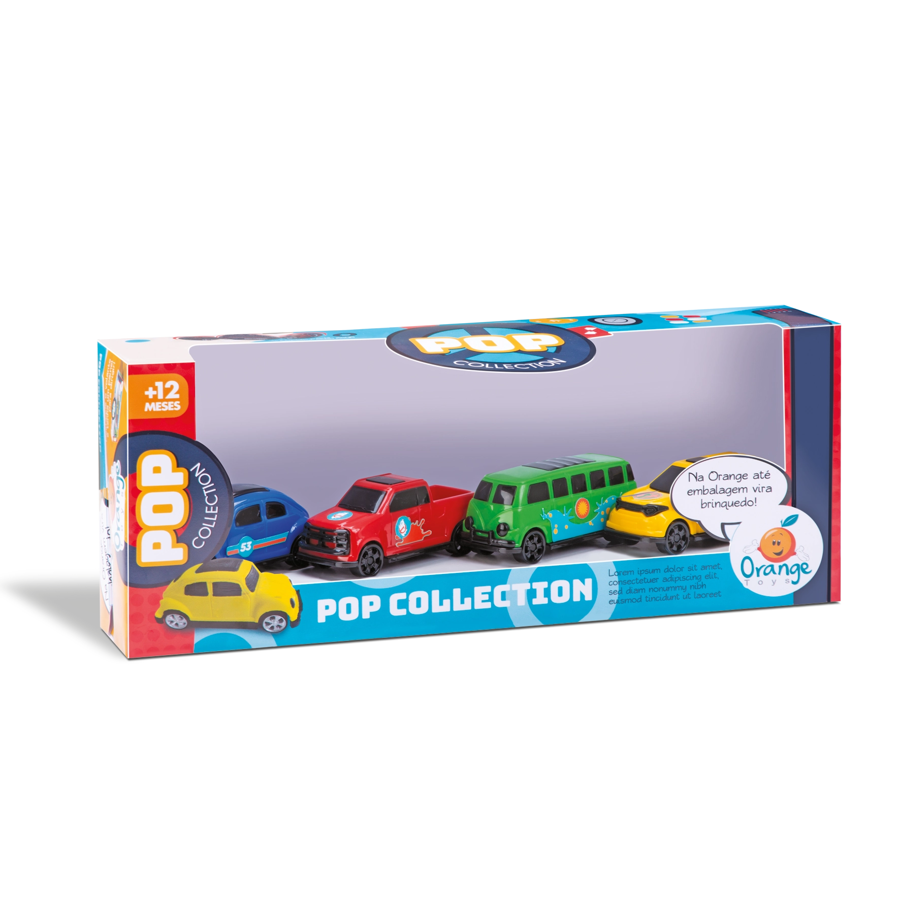 Pop Cars 491 Orange Toys