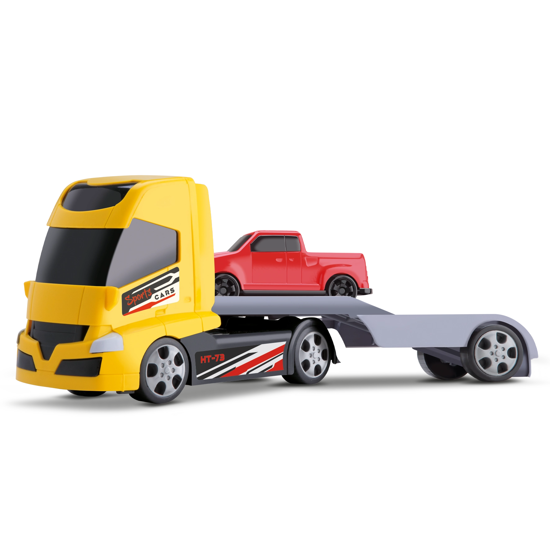 Caminhão Cegonheira Heavy Truck Sport Orange Toys