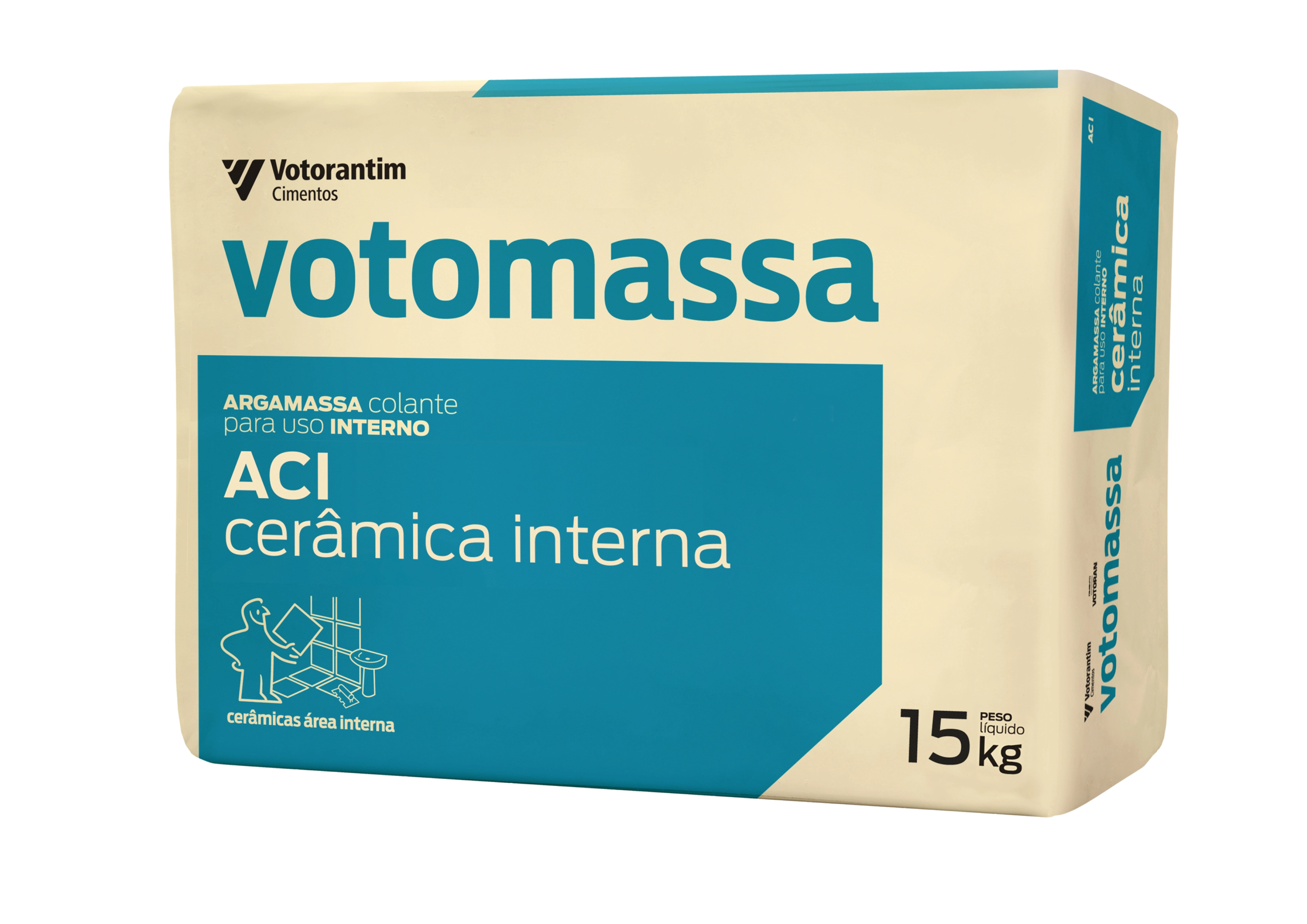 Argamassa ACI Interno 15kg Cinza Votoran
