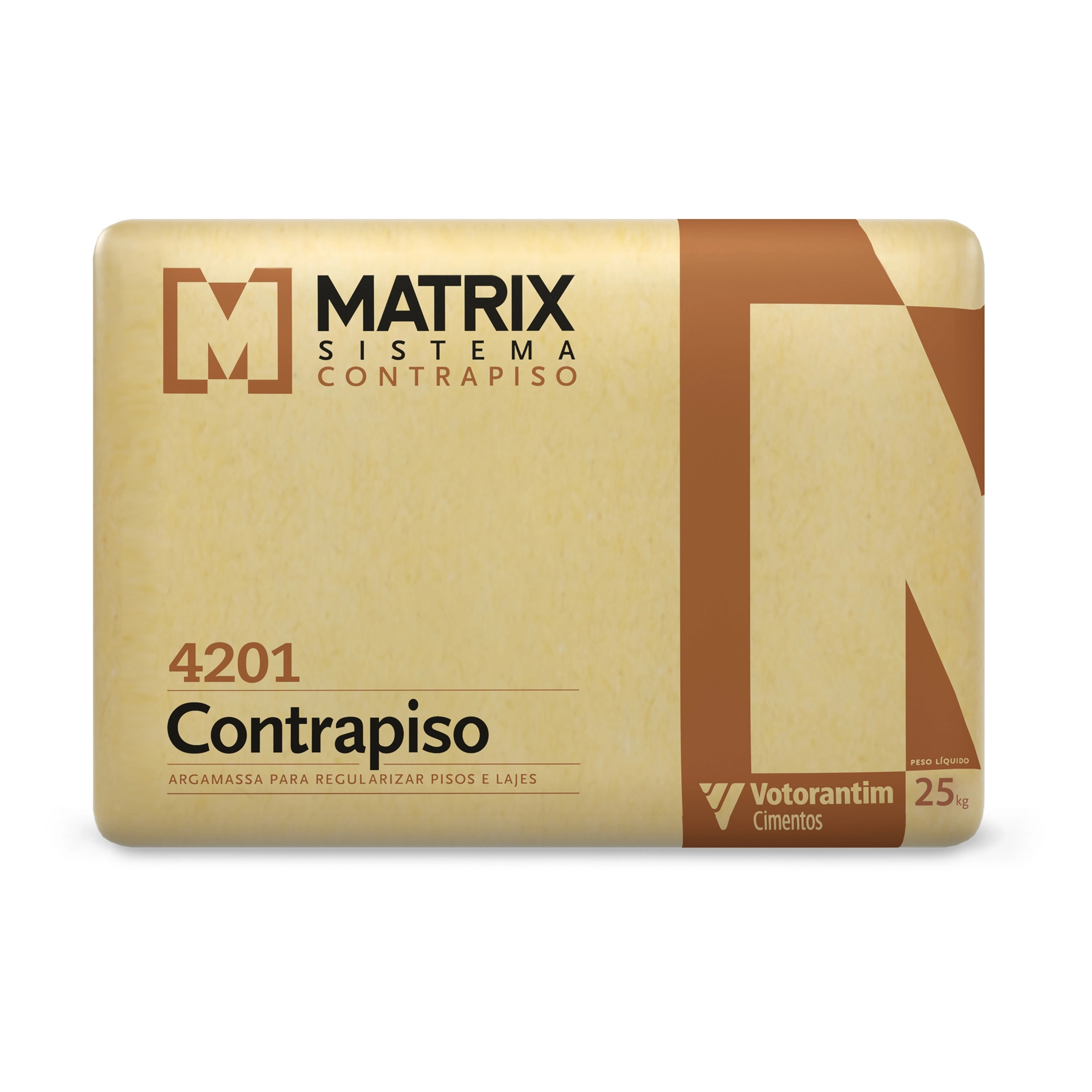 Argamassa Contrapiso Interno e Externo 25kg Cinza Votoran