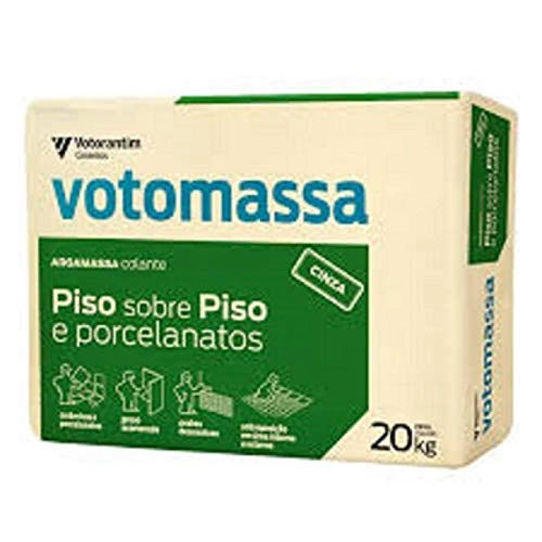 Loja Argamassa 20kg Piso S/piso E Porc Cinza