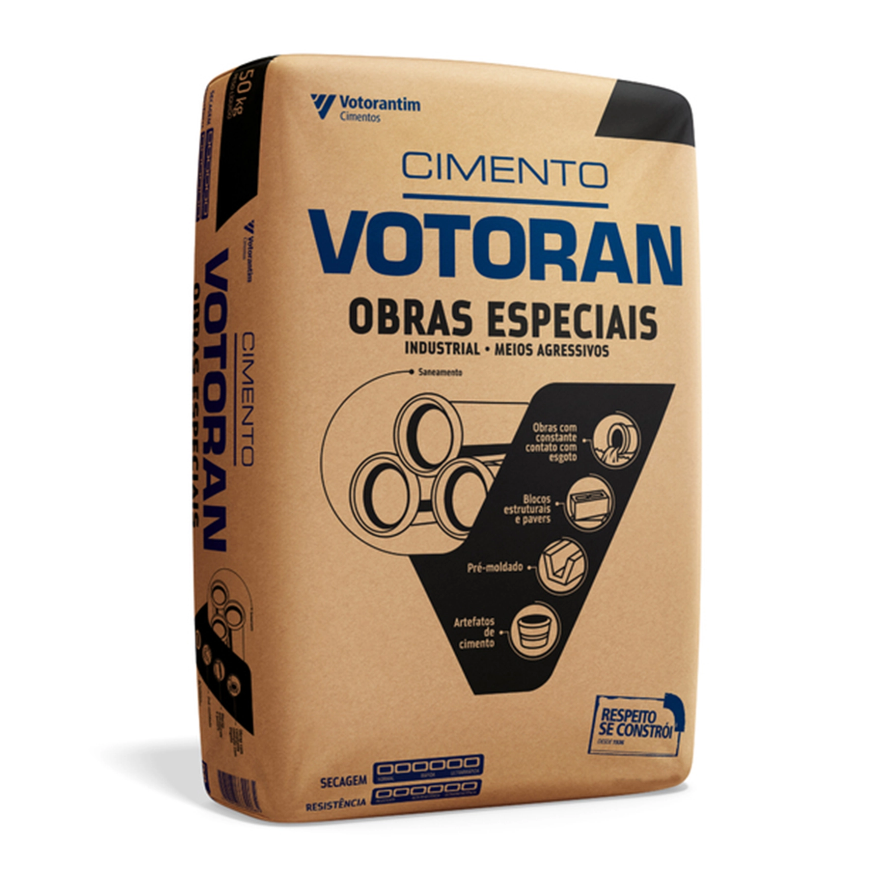 Cimento CP V RS Obras Especiais 40kg Votoran