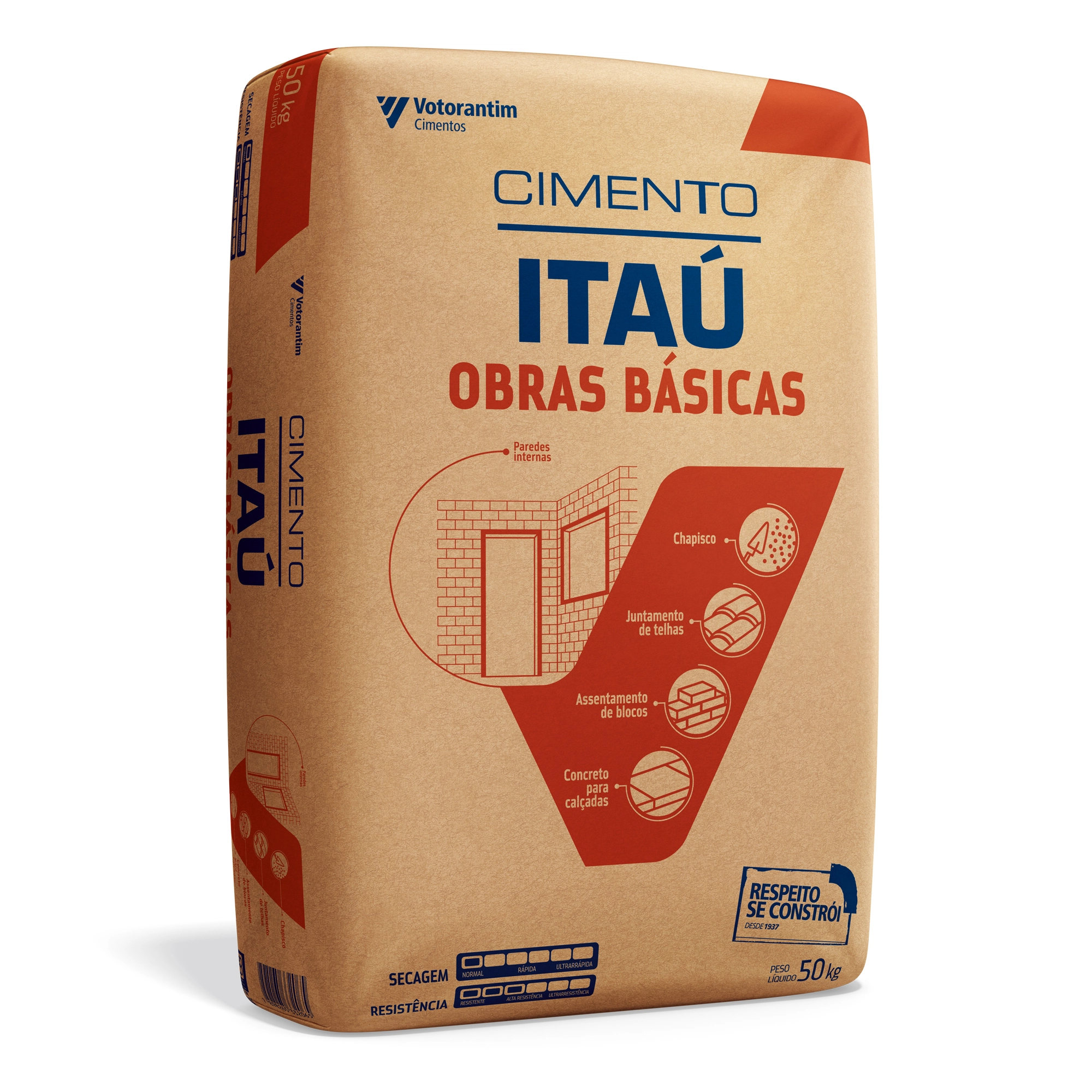 Cimento Itaú Obras Básicas 50kg Votoran