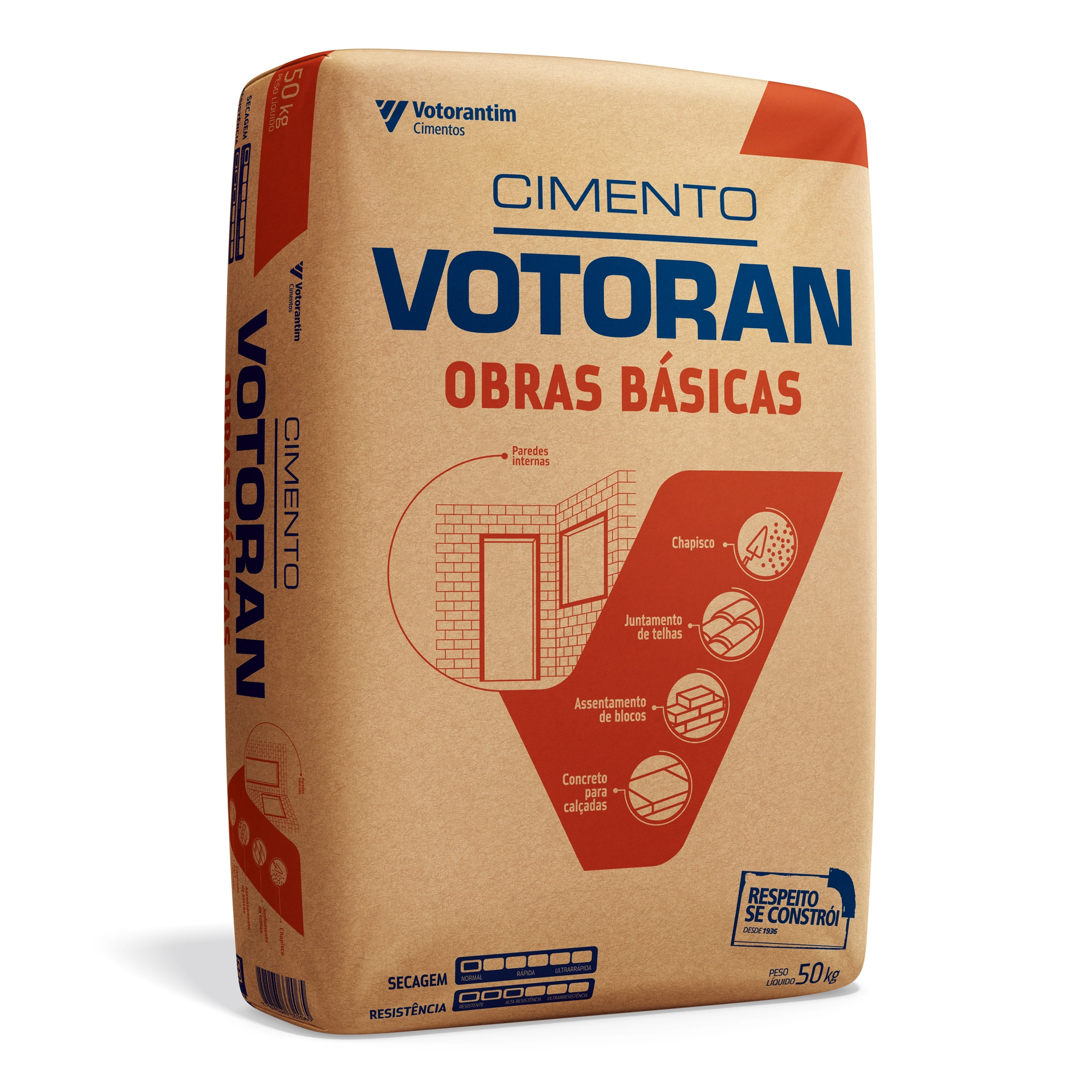 Cimento Obras Básicas 50kg Votoran