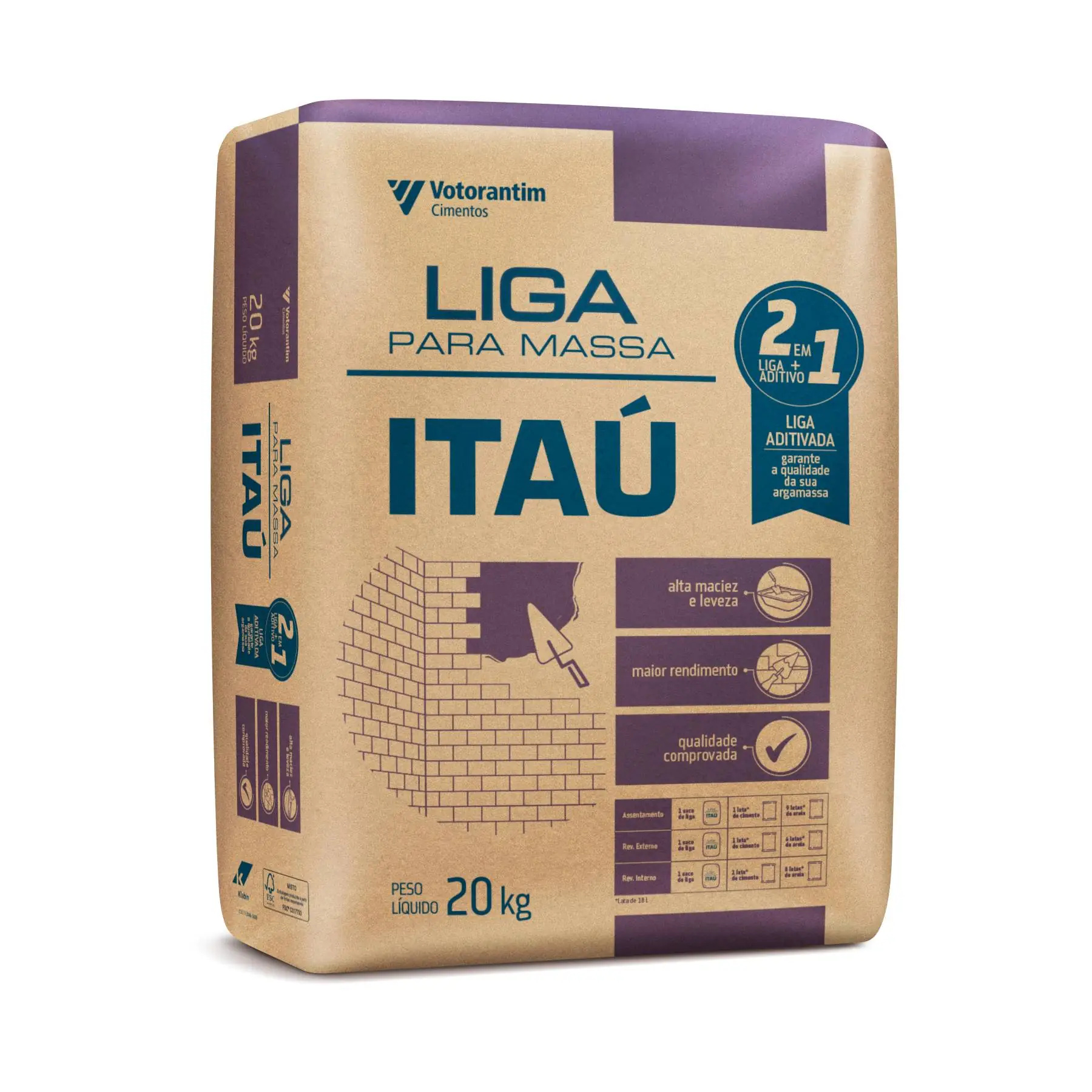 Liga para Massa Itaú 20kg