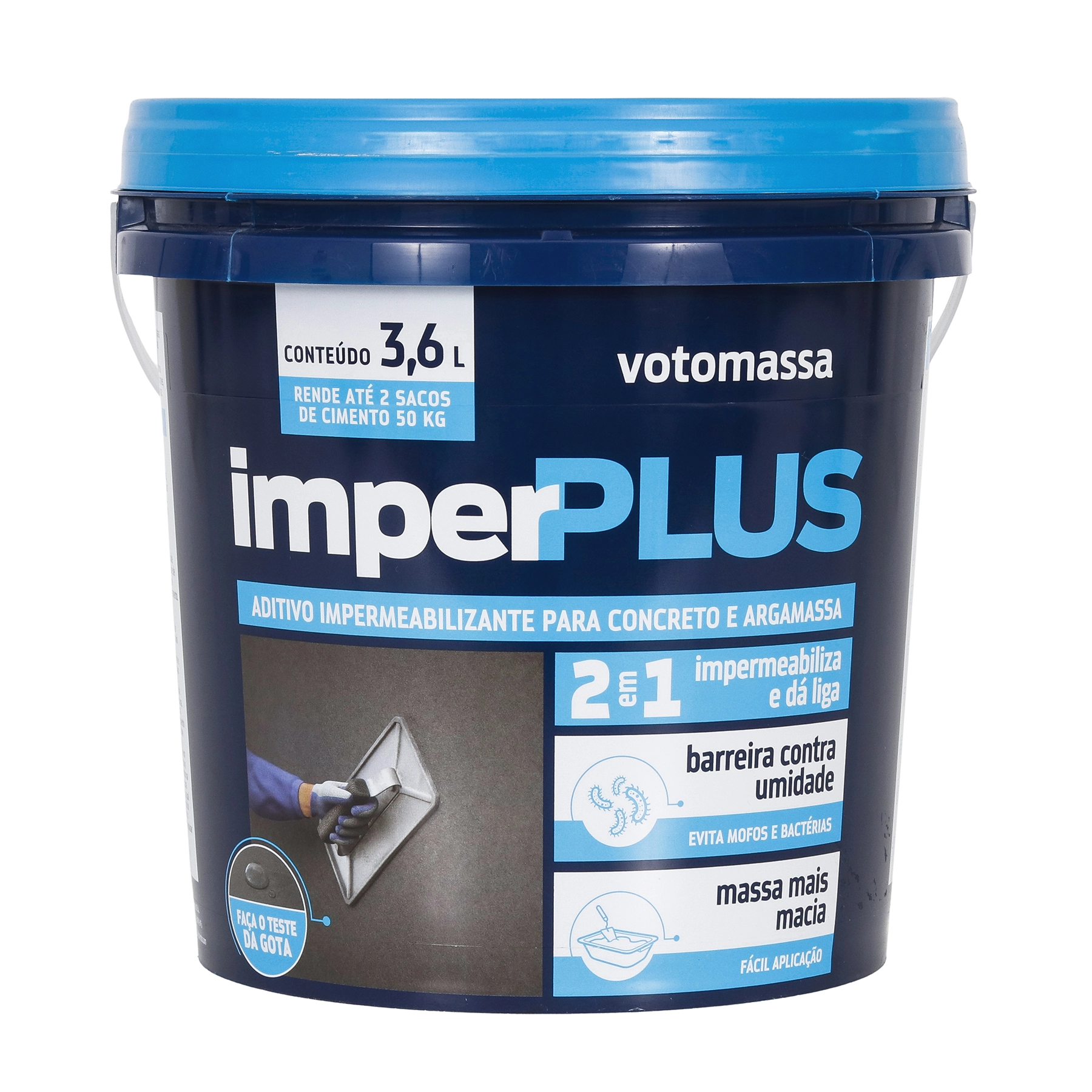 Aditivo Impermeabilizante Votorantim Imperplus 3,6L Branco