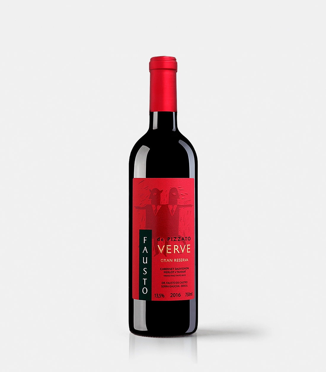 Vinho Fausto de Pizzato Verve Gran Reserva 750 mL