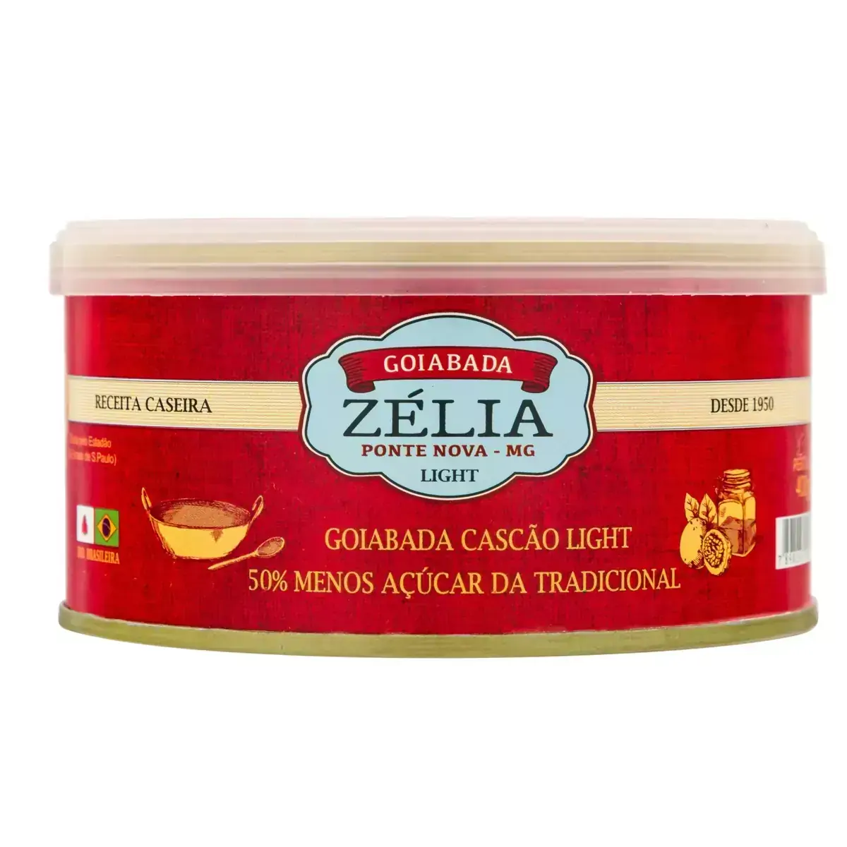Goiabada Cascão Light Zélia Lata 400g