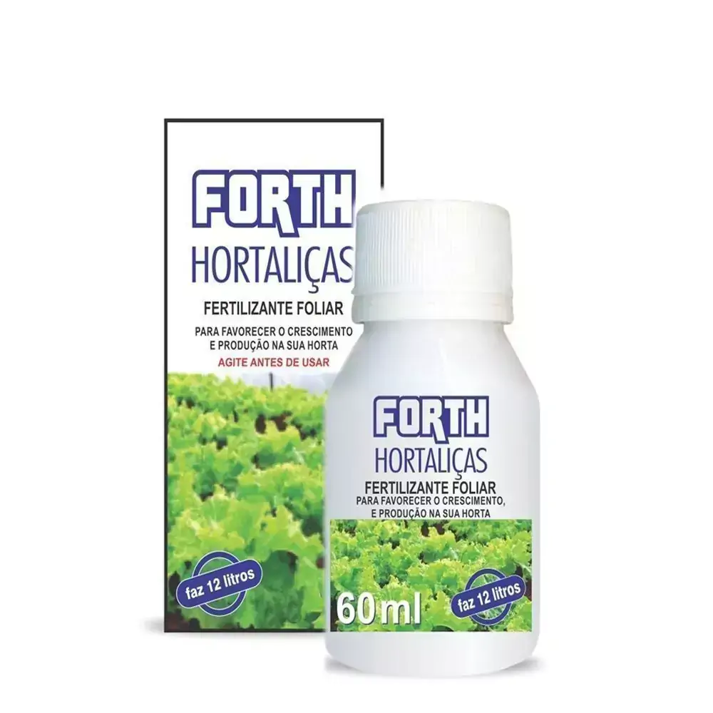 Fertilizante Forth Hortaliças Concentrado Tecnutri 60ml