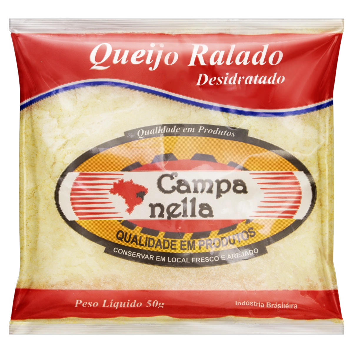 Queijo Ralado Campanella Pacote 50g