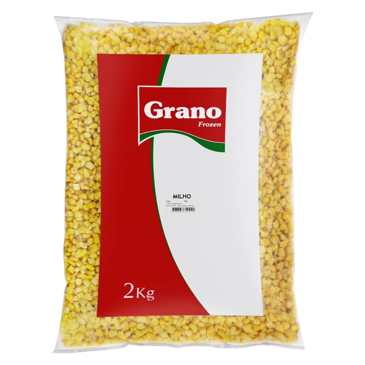 Milho Verde Congelado Grano Frozen Pacote 2kg