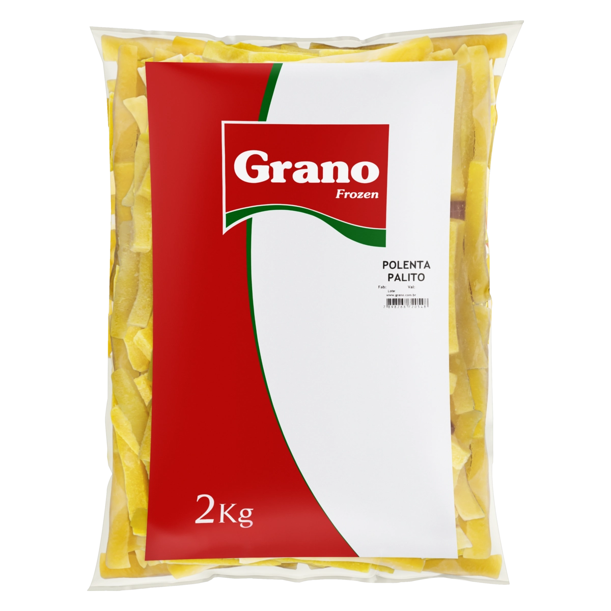 Polenta Pronta Palito Congelada Grano Frozen Pacote 2kg