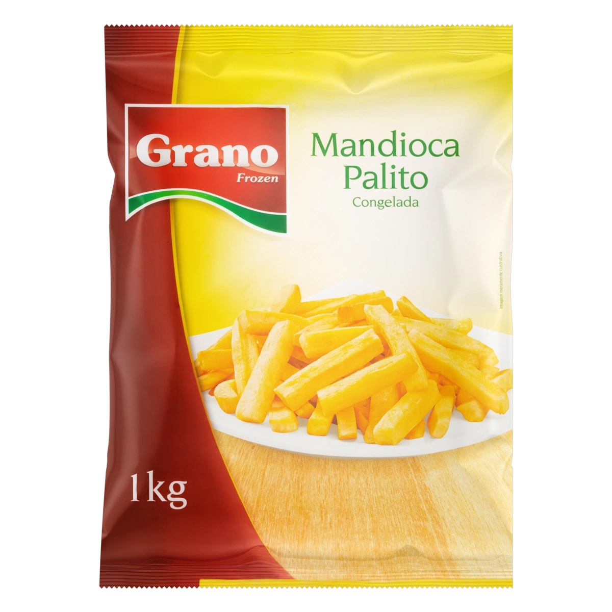 Mandioca Palito Congelada Grano Frozen Pacote 1kg