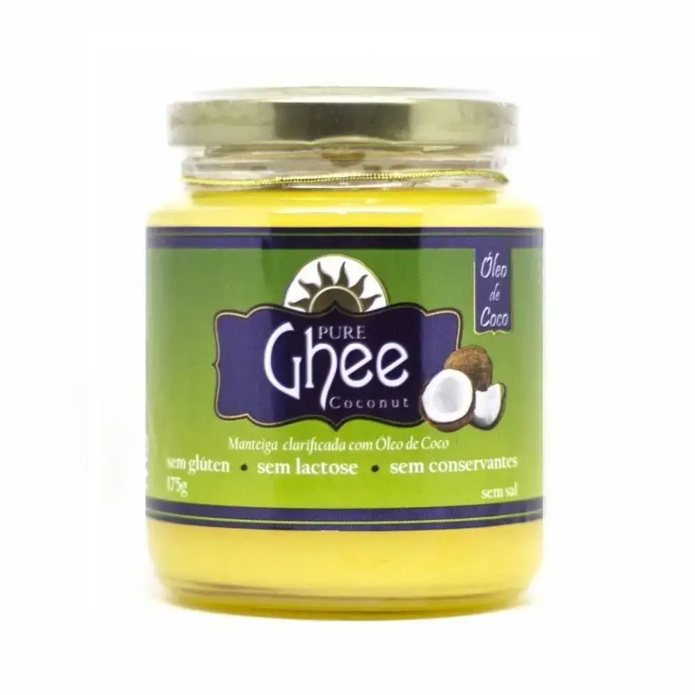 Manteiga Clarificada Pure Ghee Com óleo De Coco 175g Airon