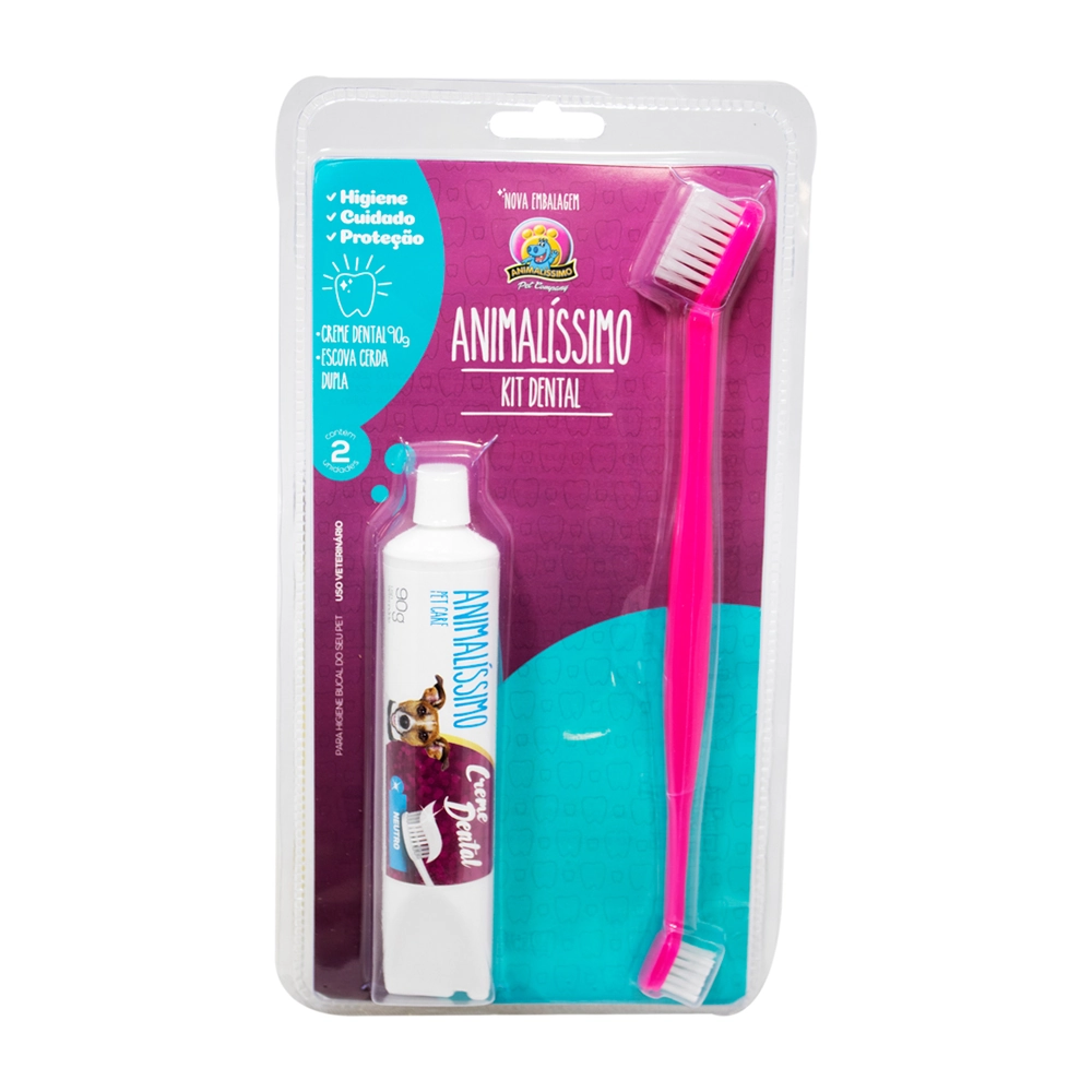 Kit Escova Creme Dental E Escova