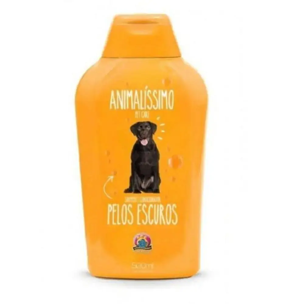 Shampoo Animalissimo Pelos Escuros 500ml