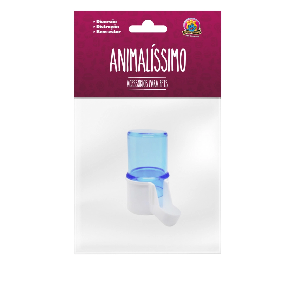 Bebedouro Mini Malha Fina Azul Animalíssimo