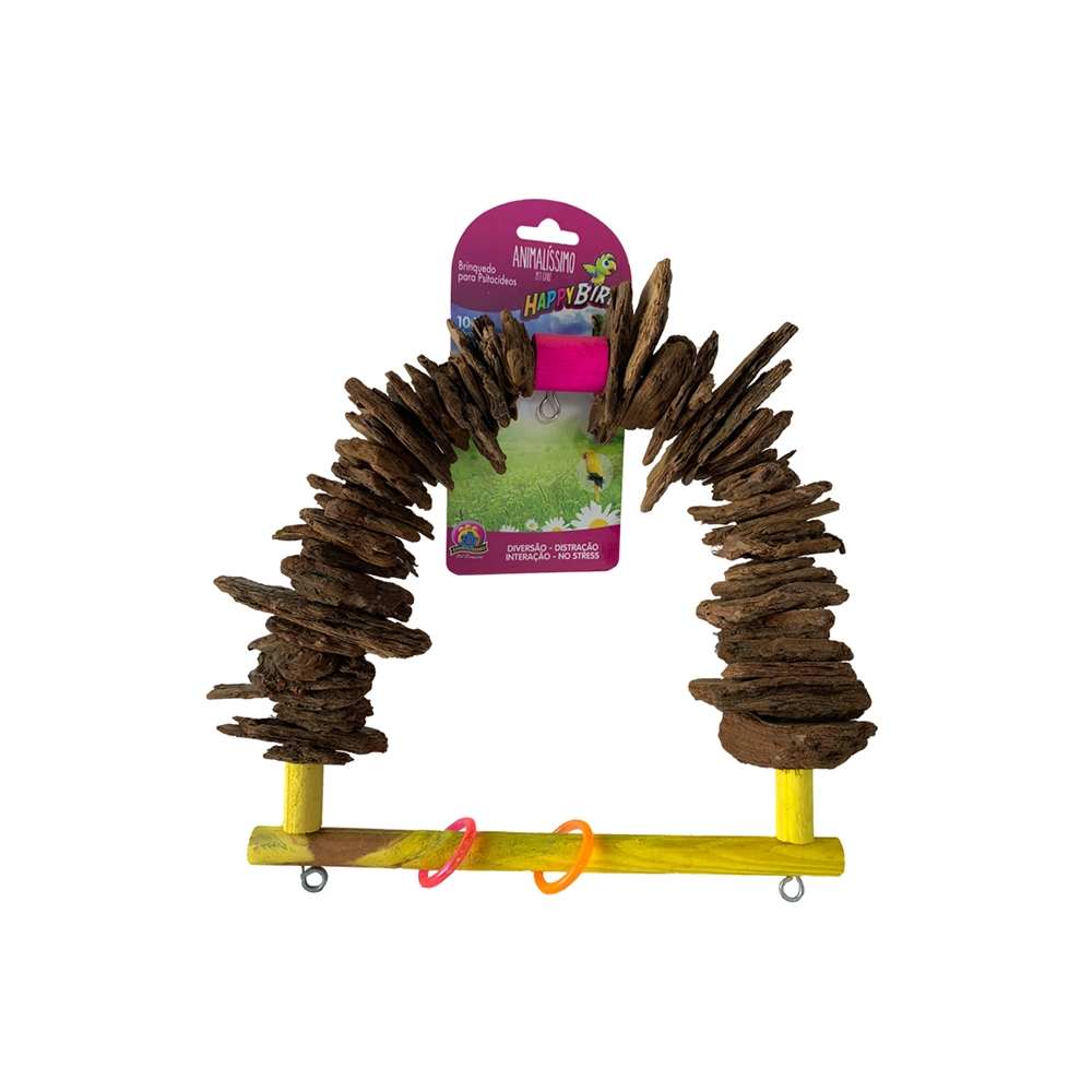 Brinquedo Balanco Casca Pinus M
