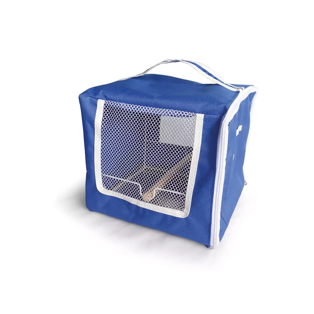 Bolsa De Transporte Animalissimo Para Aves Azul