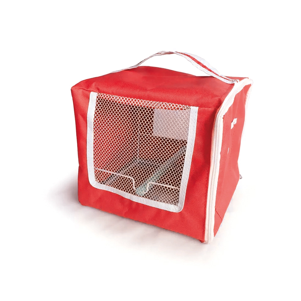 Bolsa De Transporte Animalissimo Para Aves Vermelho