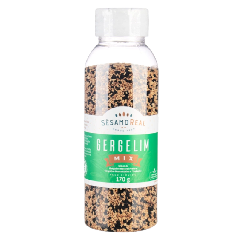 Mix de Gergelim Natural Sésamo Real 170g