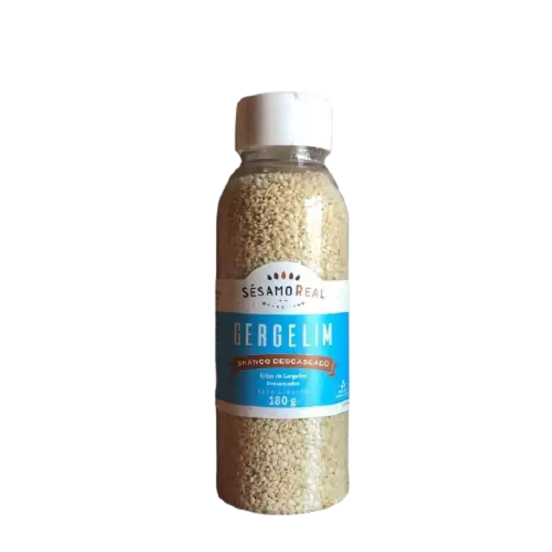 Gergelim Natural Branco Descascado Sésamo Real 180g