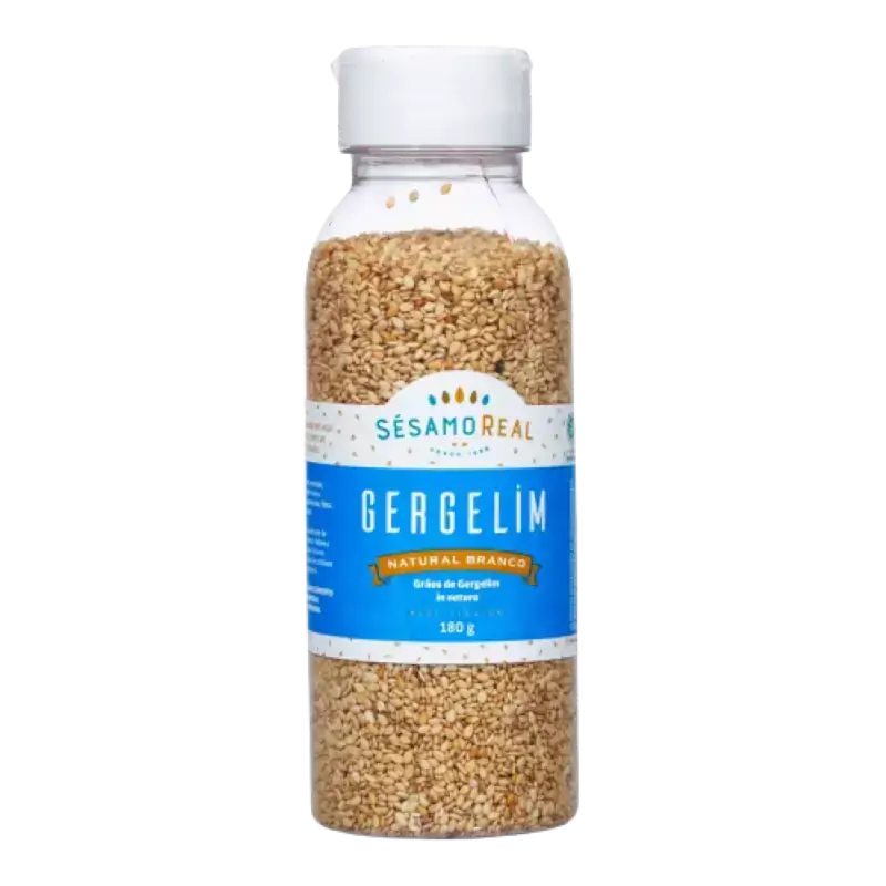 Gergelim Natural Branco Sésamo Real 180g