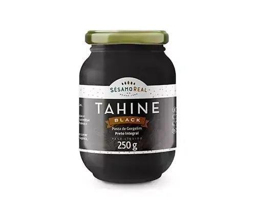 Pasta de Gergelim Preto Black Tahine Sésamo Real 250g