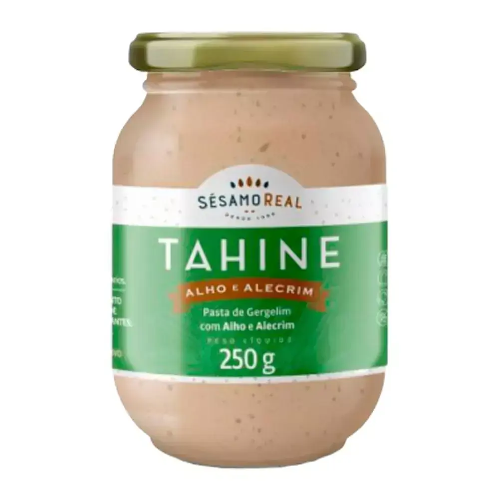 Tahine Alho e Alecrim Sésamo Real 250g