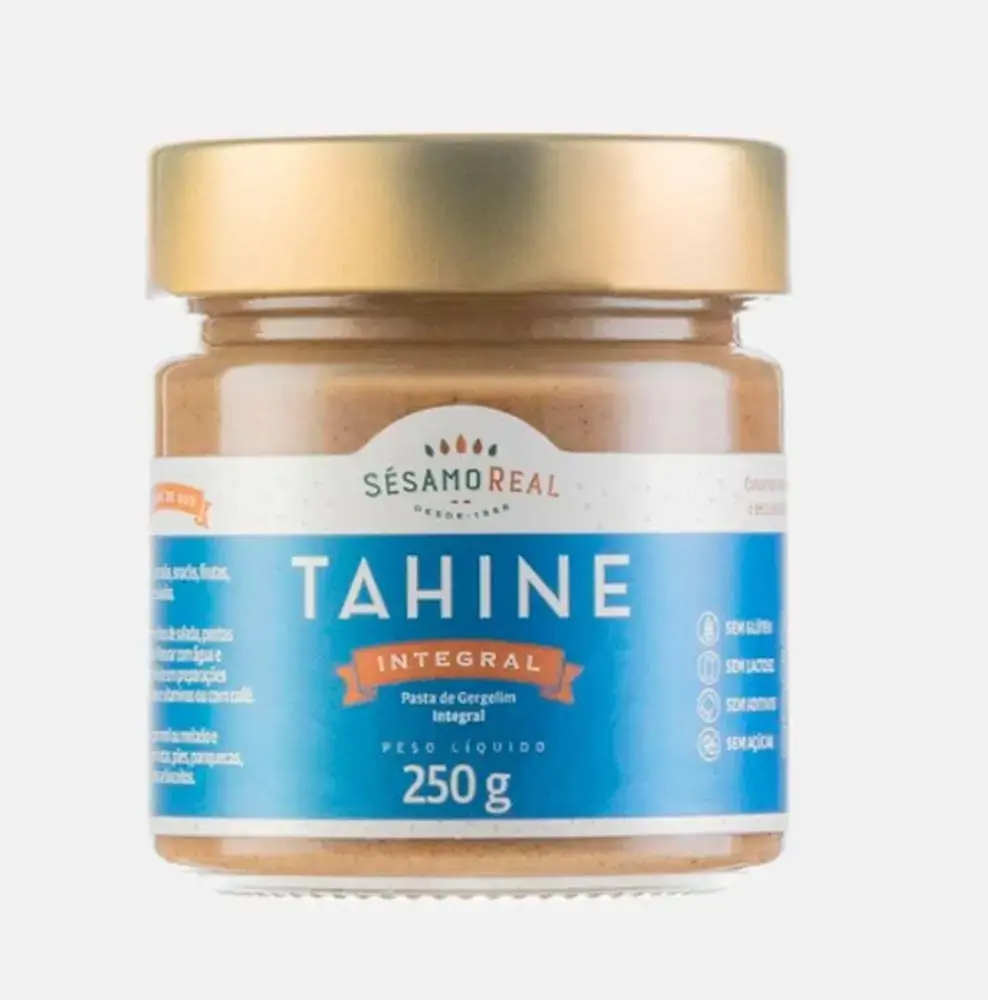 Pasta de Gergelim Integral Tahine Sésamo Real 250g