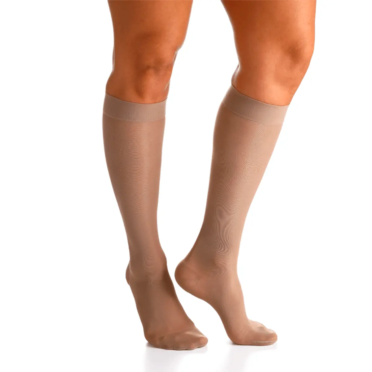 Meia 3/4 Audace Sigvaris - Fechada - 15-20 mmHg - Natural - M