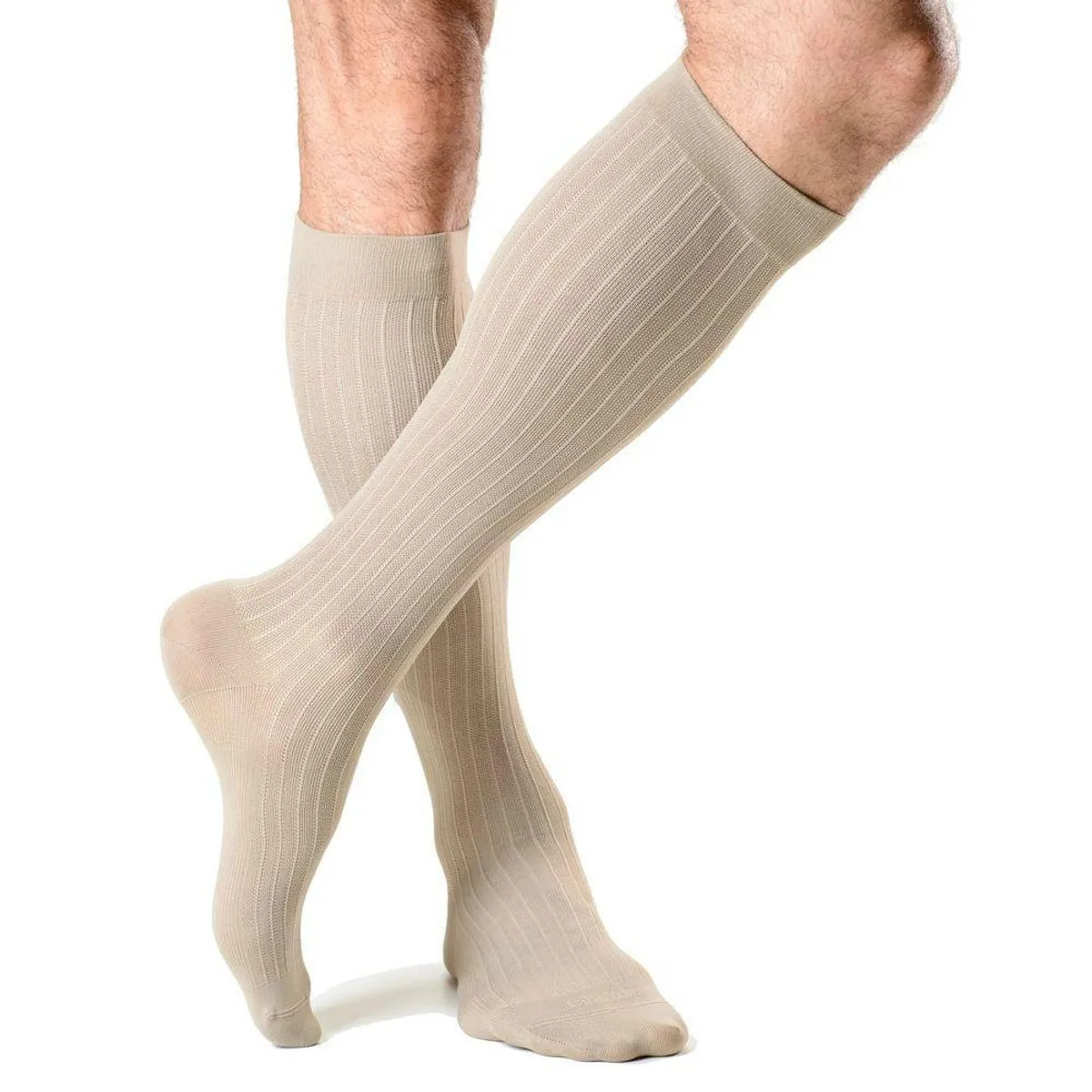 Meia Sigvaris Actitude 15-20 MMHG Masculina - Cor: Caqui_ Tam: M