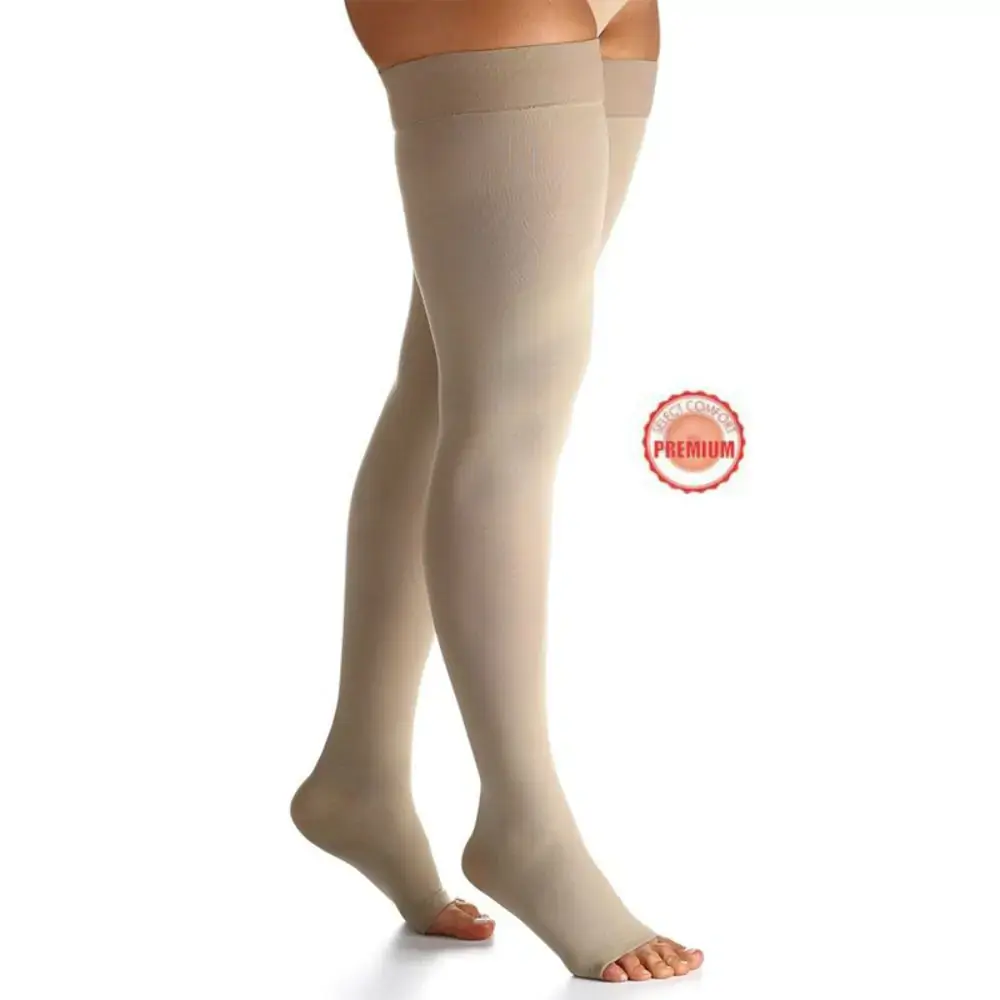 Meia 7/8 Sigvaris AF 862 Select Comfort Premium 20-30 mmHg Sem Ponteira Natural Normal G