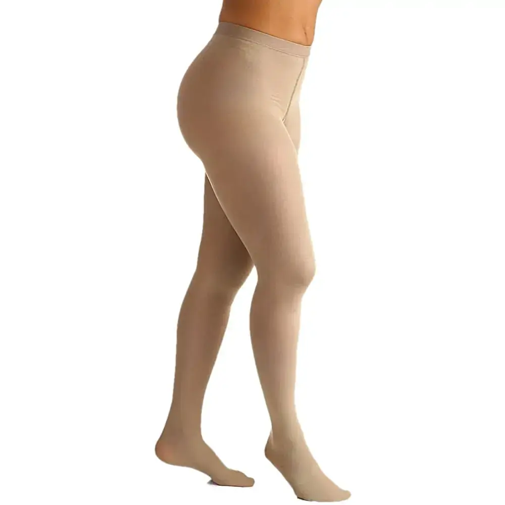 Meia Calça Sigvaris Select Comfort Premium - Média Compressão - Fechada - Natural - G3